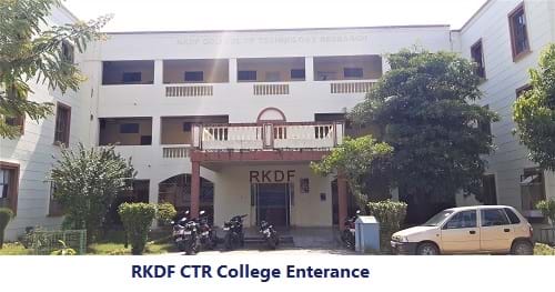 RKDF CTR College Enterance